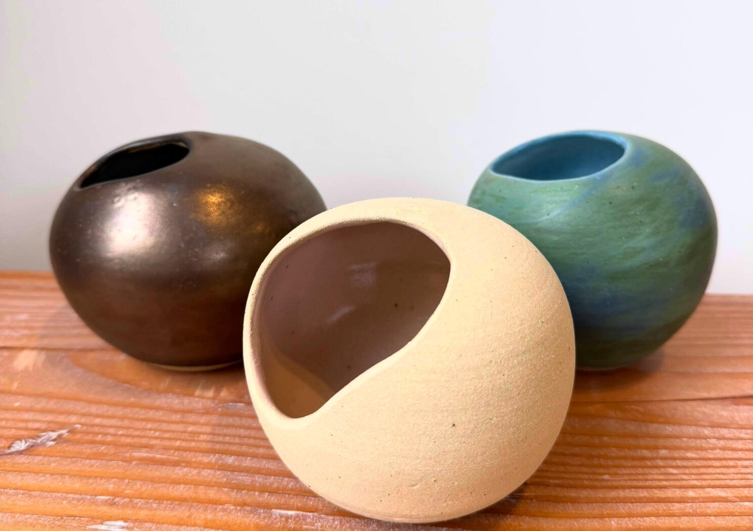 Small Abstract Pots